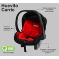 thumbnail image 2 of Autoasiento para carro Huevito Porta Bebe Modelo rojo, 2 of 4
