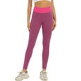 thumbnail image 4 of DODOING Women's High Waist Cellulite Textured Yoga Pants Tummy Control Ruched Butt Lifting Stretchy Workout Leggings Booty Scrunch Tights, 4 of 7