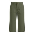 thumbnail image 4 of Noric Women's Cargo Capri Pants Elastic Waist Casual Workwear Pants with Pocket Summer Cropped Trousers, 4 of 8