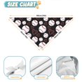 thumbnail image 6 of Dog Bandana 2 Pack,Black Baseballs and Hearts Pattern Bandanas for Dogs,Cat Bandana,Small/ Large Dog Bandana 2 Size,Dog Bandanas, 6 of 6