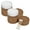 white, variant on 200 disposable colored cotton swabs for ear pick and makeup bamboo stick paper tube cotton swabs-white