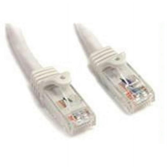 25Ft White Snagless Cat6 Utp Patch Cable
