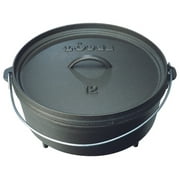 Angle View: 1pk Lodge L10CO3 4 Qt Camp Dutch Oven With Lid