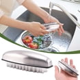 thumbnail image 2 of Less Than 5 Cleaning Brush Mud Cleaning Brush Cleaning Brush Fruit Vegetable Cleaning Brush 304 Stainless Nylon Multifunction Finger Nail Brush for Kitchen, 2 of 9