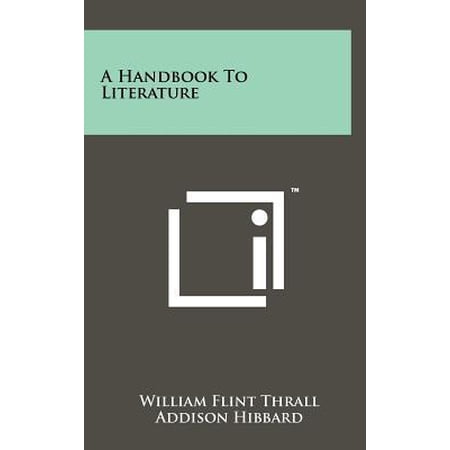 A Handbook to Literature Hardcover