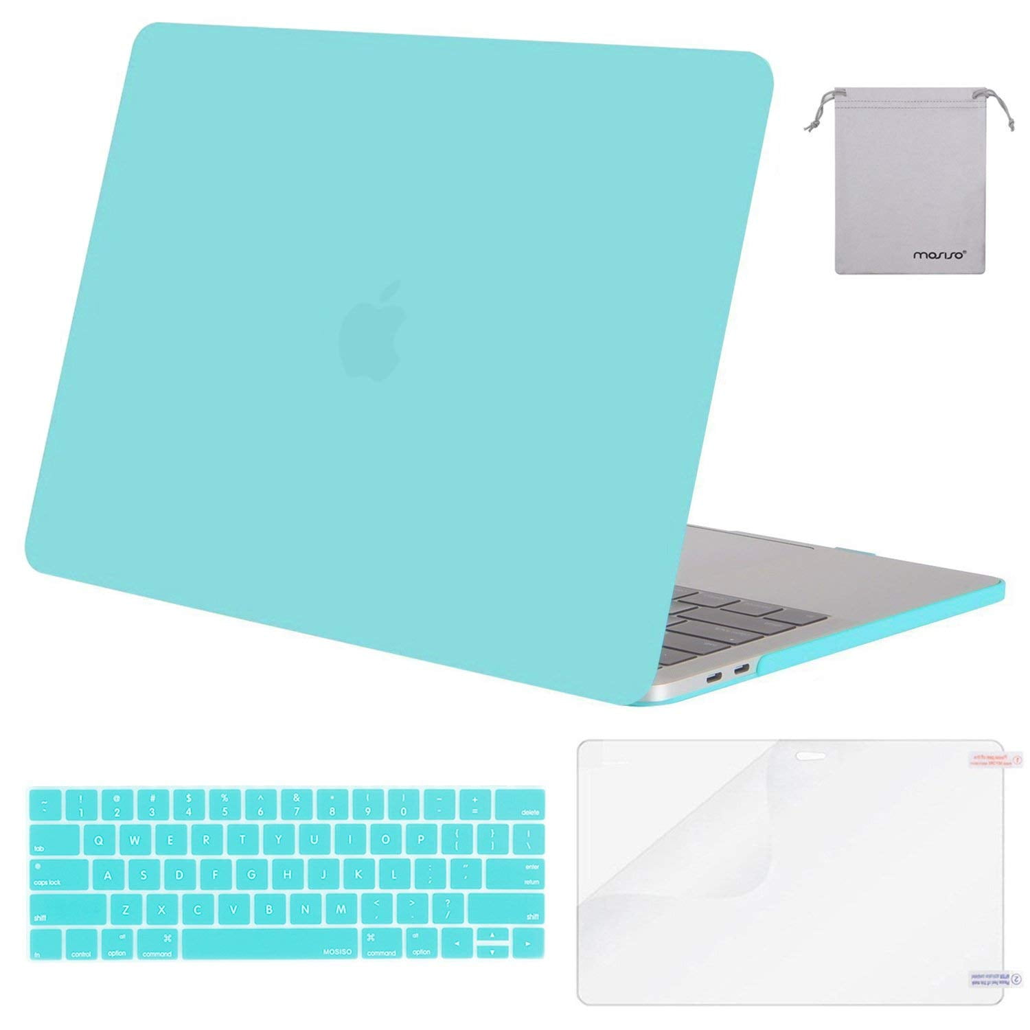 Plastic Hard Shell Case & Keyboard Cover Skin & Webcam Cover Rock Gray MOSISO Compatible with MacBook Pro 13 inch Case 2016-2020 Release A2338 M1 A2289 A2251 A2159 A1989 A1706 A1708 