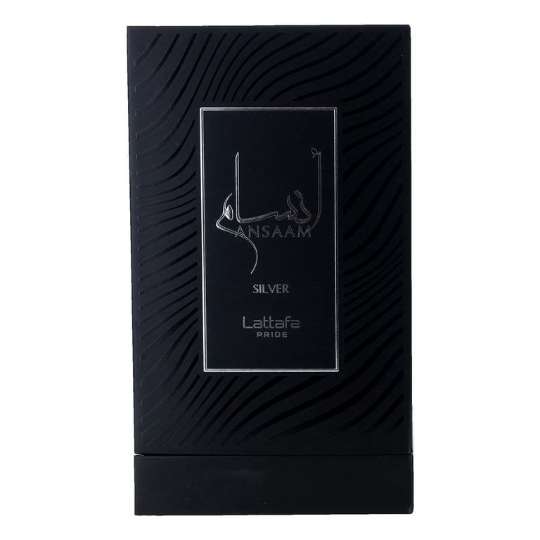 LATTAFA Ansaam Silver EDP Unisex 3.4 oz Fragrance with Citrus