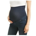thumbnail image 4 of Maternity Oh! Mamma Skinny Jean with Full Panel and Distressing (Available in Plus Sizes), 4 of 5