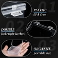 thumbnail image 4 of Caja de Almacenamiento de Cuentas con 15 Rejillas, Organizador Transparente para Accesorios de Uñas con Tapa Abatible, Soporte Rectangular Portátil para Joyería y Manualidades., 4 of 5