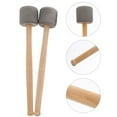 thumbnail image 3 of RONSHIN Bass Foam Drum Mallets Sticks With Oak Wood Handles Lightweight Snare Hammer Percussion Instrument Accessories, 3 of 9