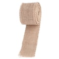 thumbnail image 4 of Natural Burlap Roll Burlap Roll Burlap Fabric Roll Burlap Ribbon, Yellow Burlap Roll Jute Hessian Fabric, 3Types Burlap Banner, For Making Christmas Party For Ornaments, 4 of 8