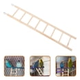 thumbnail image 4 of Escalera de madera para jaula de loros, escalera para pájaros, escalera para pájaros mordisqueadores, juguete para pájaros, escalera para trepar., 4 of 8
