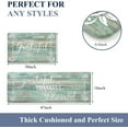 thumbnail image 4 of Findosom 2pcs Green Kitchen Rug Set,18"x30"+18"x47" Non-slip Anti-Fatigue Kitchen Mats Farmhouse Waterproof Kitchen Runner,Ergonomic Comfort Cushioned Standing Mat for Floor,Home,Office,Sink,Laundry, 4 of 8