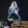 thumbnail image 3 of Handmadetneonsign Hijab Woman Read Book Led Sign, Hijab Beauty Neon Sign, Wall Decor, Face Girl, 3 of 5