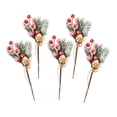thumbnail image 4 of ramo de de bayas artificiales de Navidad con simulación de cuerda Selecciones es para vacaciones Guirnalda de Navidad Regalos para perfecl Selecciones florales, 4 of 8