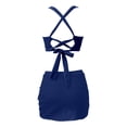 thumbnail image 4 of DGMIOCS Pièces Ensemble Bikini Deux Bleu TG, 4 of 5