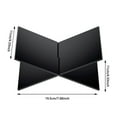 thumbnail image 3 of Home Decor Acrylic Book Stand Open Book Display Stand Book Holder Reading Holder For Picture Display Black Office&Craft&Stationery Practical, 3 of 4