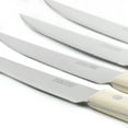 thumbnail image 3 of Martha Stewart Everyday 4-Piece Stainless Steel Steak Knife Set, 4-1/2", White, 3 of 6