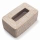 thumbnail image 3 of de Ratán para Caja Pañuelos, Soporte Rectangular Mimbre Tejido Pañuelos Faciales el Hogar y la Oficina., 3 of 8