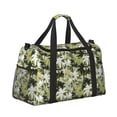 thumbnail image 2 of Fotbe Hawaii Palms Bolsa de Viaje con Estampado, Bolsa de Fin de Semana para Mujer con Compartimento para Zapatos, Bolsa de Gimnasio con Bolsillo Húmedo, 2 of 7