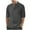 Gray, variant on Stamzod Men's Clothing Spring & Fall Solid Color Stand Collar Work Shirts Loungewear Daily Casual Loose Long Sleeve Shirts for Men Black L