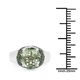thumbnail image 3 of 3.95 Carat Genuine Green Amethyst and Green Diamond .925 Sterling Silver Ring QJ Model, 3 of 3