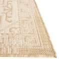 thumbnail image 5 of Unique Loom Outdoor Aztec Collection Area Rug - Coba (10' Square Natural/Ivory), 5 of 6