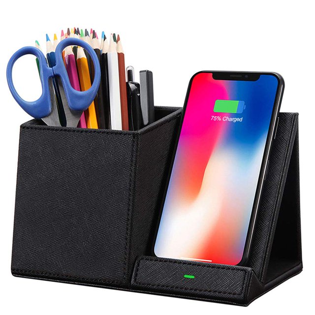 Cargador inalámbrico y organizador de escritorio COSOOS Fast Charging
