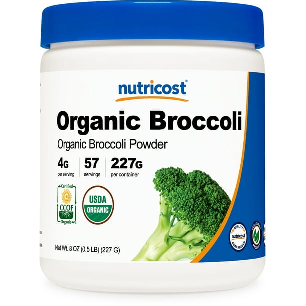 Nutricost Organic Broccoli Powder (8 oz) USDA Certified Organic, Non