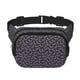 thumbnail image 1 of Disketp Bat Purple Riñonera de Doble Capa, Bolsa de Cintura Ajustable para Viajes, Correr y Senderismo, Riñonera Ligera para Hombre y Mujer, 1 of 9
