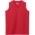 thumbnail image 2 of Maillot Sans Manches en Maille Absorbante pour Femmes 2TG Rouge, 2 of 2