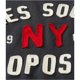 thumbnail image 2 of Aeropostale - Playera con adornos de Times Square para hombre, gris, XS Aeropostale Camiseta adornada, 2 of 2