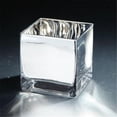 thumbnail image 1 of Porte-bougies Carré de 4,5 x 4,5 x 4,5 Po&44; Argent, 1 of 1