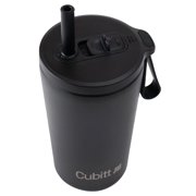 Cubitt Kids Insulated Adventure Cup 16oz, Leak-Proof, BPA-Free, Straw Lid, Keeps Drinks Cold for 12 Hours