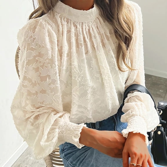 fanshangmao Women's Shirts Casual Soft Long Sleeve Going out Tops for Women Plus Womens Fall Shirts my orders placed recently Birthday Gifts