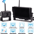 thumbnail image 2 of 7 Inch Wireless RV Backup Camera System, IPS Display and 1 Rear View Camera, Car Split Recorder, 2 of 6