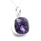 thumbnail image 4 of Collar Zvezda Cushion color Tanzanite plata .925 Zvezda ZCO-CUSH12-TAN, 4 of 5