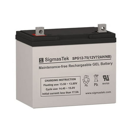 Universal Power UPG GEL 12V 75AH Solar AGM SLA Battery 12V 72AmpH (Replacement)