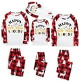 Christmas Jammies Suit,Festive Family Matching Pajamas Happy New Year