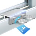 thumbnail image 1 of YQHWQ Sliding Window Locks Security Up and Down Window - Glass Windows Lock for Child Proof Home Safety Vertical Window Stopper, Adjustable Aluminum Double Lock Kid Guard for Patio AC Tr, 1 of 5