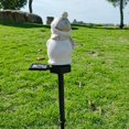 thumbnail image 2 of 2 uds resina solar Navidad muñeco de nieve césped luces LED dibujos animados, 2 of 5