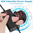 thumbnail image 2 of Fuente de alimentación HOUHUI 3V-12V 3A 36W ajustable para LED, 2 of 7