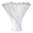 thumbnail image 1 of 100pcs Clear Cocktail Paddle Drink Bar Stirrers Plastic Round Top Swizzle Sticks, 1 of 5