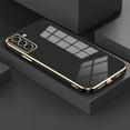 thumbnail image 3 of Luxury Plating Square Phone Case For Samsung Galaxy S23 S22 S21 S20 FE Plus Ultra A14 A24 A34 A54 A04S Silicone Protector Cover, 3 of 5