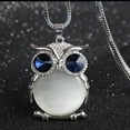thumbnail image 5 of Jewelry Korean Cute Crystal Owl Pendant Necklace Vintage Long Necklaces Mother's Day Birthday Anniversary Gifts for Mom Of The Day, 5 of 6