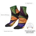 thumbnail image 6 of Fuzoiu Multicolored Beautiful Flower1 Print Adult Socks, Crew Moisture-wicking Socks, Unisex Cushion Crew Socks,Casual Sports Ankle Socks, 6 of 7