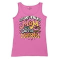 thumbnail image 5 of Conquering Mom Life With Coffee and Wine Women's Tank Top Trendy Motherhood Parenting Family Soccer Mama #momlife, 5 of 7