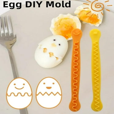 SHAPERME 2X Fancy Cut Egg Cooked Eggs Cutter Lace Egg Slicer LaceWire Cutter Carving