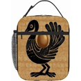 thumbnail image 1 of Sac à Lunch Isolé Léger Bleu Or Étui à Lunch Chat Réutilisable Sac Repas Glacière Portable Étanche Boîte de Préparation de Repas, 1 of 7
