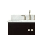 thumbnail image 6 of Ariel Cambridge 43 In. Left Offset Rectangle Single Sink Vanity With Carrara White Marble 0.75 In Countertop In Espresso, 6 of 10